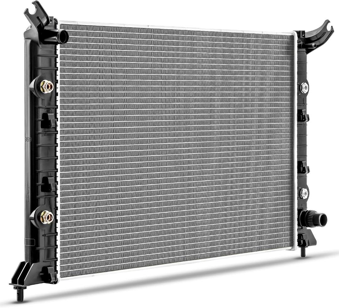 DWVO Radiator Compatible with 2011 2012 2013 2014 2015 2016 2017 2018 2019 Chevrolet Silverado 2500 HD 3500 HD 2011-2019 GMC Sierra 2500 HD 3500 HD 6.0L V8 CU13301