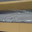 Windscreen4less 8' x 16' Pergola Universal Replacement Shade Cover UV Block Permeable Fabric Canopy Privacy Shade Screen Panel with 2 Weighted Rods for Outdoor Patio Yard Garden Light Gray, W=8', L=16' Standard Size