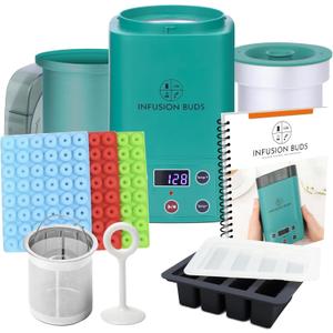 2-In-1 Decarboxylator & Infuser | Butter Maker Machine & Infuser -Compact Design- Herbal Recipe Book & All Accessories Included (Green)