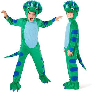 Morph Triceratops Costume For Kids, Toddler Dinosaur Costumet-Rex Dress Up (4-6 Years)