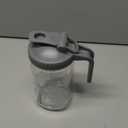 Mason Water Jar Wide Mouth 24 oz Mason Jar Sealed Plastic Lid with Pouring Air Tight Leak Proof Suitable for Tea, Milk, Lemonade, Juice, Coffee, Beverages, Etc