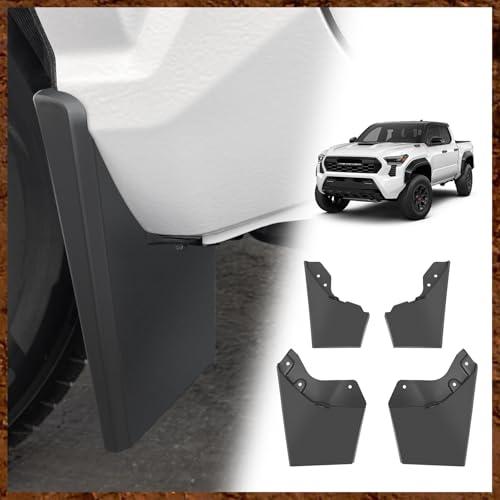 Muslogy Mud Flaps Splash Guards Compatible with Toyota Tacoma 2024 Accessories Front and Rear Mud Guards 4PCS No Drilling Heavy Duty Fender Mudguards Kit with Hardware Accessories Muslogy Mud Flaps Splash Guards Compatible with Toyota Tacoma 2024 Accessories Front and Rear Mud Guards 4PCS No Drilling Heavy Duty Fender Mudguards Kit with Hardware Accessories