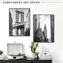 MCS Original Poster Frame 18x24 Black Lightweight Vertical & Horizontal Wall Hanging Large Picture Frame for Posters, Art Prints & Gallery Wall (2-Pack)