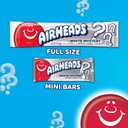 Airheads Mini Candy Bars, Taffy Variety Pack, Individually Wrapped Bulk Candy, Six Assorted Fruit Flavors Artificially Flavored, 5 Pound Bag (EXP 10/31/27)
