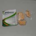 Welnove Gel Pinky Toe Separators - 8 Pack Pinky Toe Spacers, Bunion Cushions Pads for Women＆Men, Silicone Little Toe Protectors for Preventing Rubbing & Relieve Pressure - FSA/HSA Eligible (Beige)