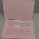 IBENZER Compatible with MacBook Pro 16 Inch Case A2141 Release 2020 2019, Hard Shell Case with Keyboard Cover & Type C Adapter for Old Version Mac Pro 16, Rose Quartz, T16RQ+1TC