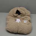 7AM Enfant Car Seat Covers - Cocoon Baby Cover for Boys & Girls, Rain & Snow Repellent, Breathable Windproof, Center Zipper, Universal Fit for Infant Car Seat (0-12M) (Oatmeal)