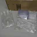 R-kay 36 Pcs Candy Bowls And Plastic Scoops Set - 18 Clear Small Plastic Bowls 6 Oz, 9 Plastic Scoops And 9 Small Tongs Buffet Containers Set Heavy Duty