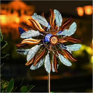 Lariander Solar Wind Spinners 87 Inch Extra Large Metal for Yard, Garden Decor Yard Art Windmills for Outdoor, Phoenix Feather