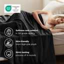 Bedsure GentleSoft Fleece Blanket California King Size Black - Lightweight Plush Fuzzy Cozy Soft Bed Blankets, 102x96 inches