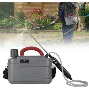 2 Gallon Battery Powered Garden Sprayer Pump Sprayer with USB Rechargeable Handle, Retractable Wand, Adjustable Strap Electric Weed Sprayer for Lawn, Garden, Yard