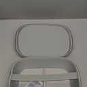 Wearable Breast Pumps Carrying Case, Hard Shell Case with Removable Tray, Watertight Breast Pump Storage Bag Compatible with Most of Wearable Breast Pumps, Holds 2 Pumps, Grey