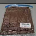 Willit Women's Fleece Lined Pants Yoga Crossover Leggings Bootcut Thermal Winter Pants Flare Leggings Water Resistant (XX-Large, Coffee Brown)