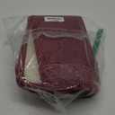 PowerSellerUSA 17"x24" Memory Foam Bath Rugs for Indoor Use, Anti-Fatigue Mats with Non Slip Backing, Thick Resilient Foam with Ultra Soft Durable Absorbent Bathroom Mat, Washable Floor Mat - Burgundy