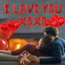 2 x 16 Inch I Love You Balloons XO XO Letter Day Balloons Red Heart Foil Balloon for Valentines Day Wedding Romantic Special Night Party Supplies Decorations