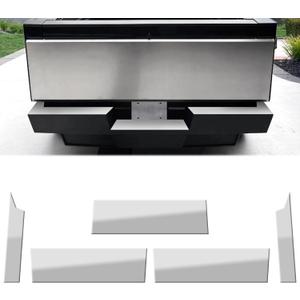 Z8 Rear Bumper Tailgate Protector Cover Compatible with Tesla Cybertruck 2023-2024 | Stainless Steel Optimized