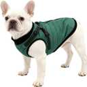 Furmate Dog Winter Coat with Hurns Built in, Dog Winter Jacket for Small, Medium, and Large Dogs, Water-Resistant?Windproof - Green - 4XL