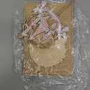 Princess Castle 1st Birthday Cake Topper, Wooden, Pink, 1 Count, 4.9 x 8 Inches, Castle Cake Topper For Girl Birthday, Baby Shower, Anniversary