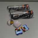 Immersion Water Heater 2Pack, Portable Electric 304 Stainless Heaters with Guard Cover - LCD Thermometer for Above Ground Inflatable Pool Tub Buckets Motorhome Camping Outdoor