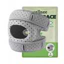 Wellnee Knee Brace for Women Men Adjustable Support with Cushioned Silicone Pad Anatomical Cut Design for Men Women Athletic Training Patellar Tendon Support (Gray)