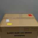 VOLISUN Ceiling Fan with Light, 42 inch Flush Mount Ceiling Fan with Lights and Remote, Dimmable LED Fan Light, Low Profile Ceiling Fan, Black Modern Ceiling Fan for Bedroom, Indoor/Outdoor