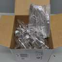 Patelai 24 Pcs Christmas Fillable Light Bulb Ornaments DIY Crafts 4.1'' Clear Plastic Light Bulb Jars with Screw Off Bottle Caps and String for Candy, Juice, Xmas Tree Decor Party Favors