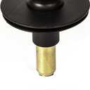 Universal Lift n Lock (Push Pull) Bath Tub/Bathtub Drain Stopper Includes 3/8" and 5/16" Fittings (No Hair Catcher, Oil Rubbed Bronze)