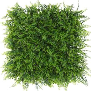 Luyue 12pcs Artificial Grass Wall Panels Greenery Backdrop 20”×20” Green Ivy Hedge Panel Greenery Grass Wall Decor Privacy Screen Wall Backdrop