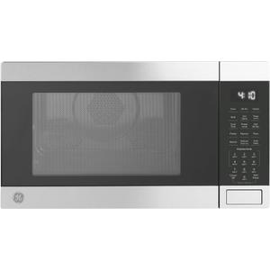GE 4-in-1 Countertop Microwave Oven, 1.0 Cu Ft, 1050W Convection Microwave with Air Fry & Broil, Compact and Quiet, Stainless Steel, Ideal for Apartments, Dorms & Offices, GCST10A1WSS