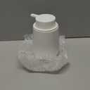 Soap Dispenser Ceramic with Easy-to-Press Pump Hand Lotion Liquid Dispenser for Shampoo Bathroom Kitchen 12 oz White