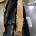 SALUINOKI 6Pack 30 inch Adjustable C Channel Pipe Stake Black for Flatbed Trailer Hauler with Anti-Loss Cord, 30 inch Flatbed Trailers Stake Pocket D Ring, Trailer Stakes Side Rail