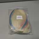 Colorful Bob Blonde Wig With Bangs  Short Wigs with Adjustable Straps, Straight Synthetic Fiber Bob Wig for Women Megan Mg3an 2.0 AI Doll Look Cosplay Halloween Costume Party