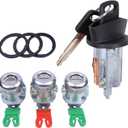 MOTOKU Ignition Switch and Door Lock Cylinder Tailgate Lock Kit for Ford F-150 F-250 F-350 Explorer Sport 1997-2007 for Lincoln Blackwood 2002