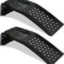 Rockland 4 Ton 8000 LBS Solid Steel Car Ramp Set, 35" L x 13" W x 9" H, Heavy Duty Auto Truck Ramps for Oil Change and Car Repair, Ideal for Easy Home Garage Maintenance (Pack of 2)