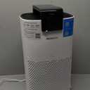 MORENTO Air Purifiers for Home Large Room Up to 2050 Ft² with PM 2.5 Air Quality Sensor, Smart WiFi and Sleep Mode, Hepa Filters Filter Airborne Particles, Handheld Home Air Purifier - White