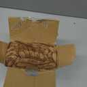 MIULEE Decorative Throw Pillow Covers for Couch Bed Livingroom 18x18 Inch Set of 2 Brown Boho Accent Throw Pllows Broadside Striped Patchwork Soft Corduroy Pillowcases