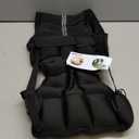 Henkelion Adjustable Weighted Vest for Men Women Weights Included, 4-10lbs/11-20lbs Body Weight Vests Adjustable for Running, Training Workout, Jogging, Walking (Black)