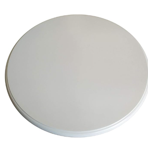 Dining Table Turntable - Round Rotating Serving Plate,Solid Wood Rotating Tray for Dining Table, 13.5inch, White