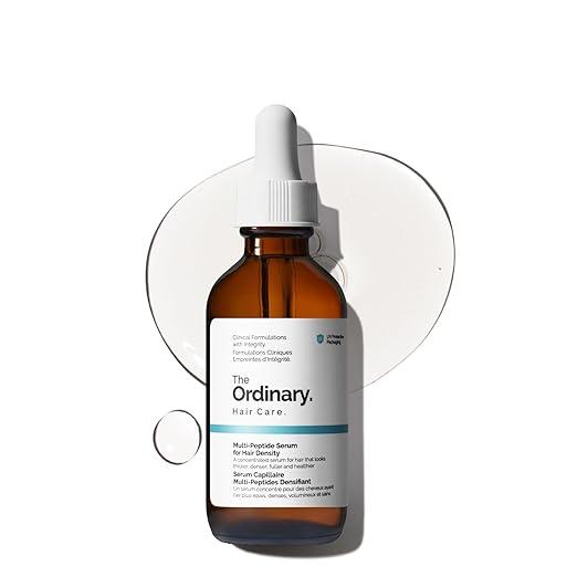 The Ordinary MultiPeptide Serum for Hair Density, PeptidePowered Formula for Thicker, Fuller Looking Hair, 2 Fl Oz