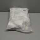 Geyoga 6 Piece Christmas Hat Xmas Santa Claus Hats Plush Santa Hats Adult for Christmas Festive Holiday Party Supplies (White)