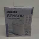 ELPHECO Bathroom Trash can Motion Sensor, Automatic Garbage can, Slim Plastic Smart Trash Bin with Lid, Commercial Intelligent Wastebaskets for Bedroom, Bathroom, Office, Grey, 2 Gallon