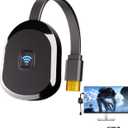 HRpart 4K Wireless Display Adapter Dongle,TV Adapter for The APP YouTube,for i-Phone, i-Pad, Android, Tablet, Laptop,Windows to HDTV/Monitor/Projector, Compatible Miracast, AirPlay, DLNA