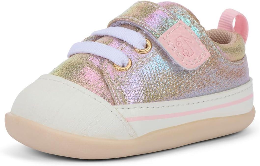 See Kai Run Stevie Mini - Baby Sneaker with Traction for First Walkers, 5