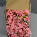 Grunyia Artificial Fake Flowers for Outdoor Spring Decoration, 16 Bundles Faux Silk Colorful Daisy UV Resistant Realistic for Outside Porch Patio Home Yard Garden Planters Pots Window Box (Pink)