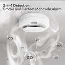 Kidde Hardwired Smoke & Carbon Monoxide Detector, AA Battery Backup, Voice Alerts, Interconnectable, LED Warning Light Indicators, 2 Pack, EXP: JUN 14/2034