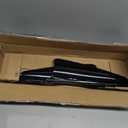 Front Fork Mount Wind Deflectors Compatible with Harley Electra Glide Road King Street Glide 1995-2023 (Color:Black)