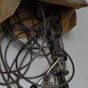 Heavy Duty Dog Tie-Out Cable and Stake for Yard Camping, with 30ft Heavy Duty Cable with Spring, for Small Medium Large Dogs up to 210 lbs, 360Swivel Dog Run- No Tangle, Spiral Dog Stake