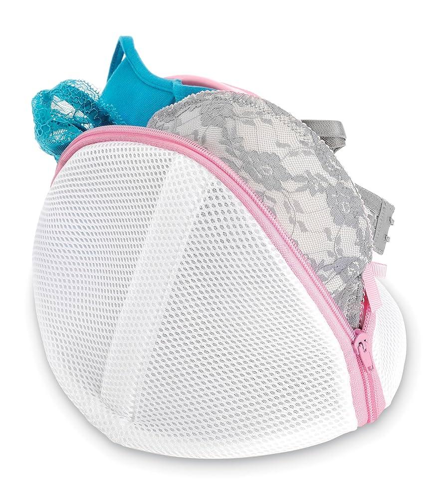 Whitmor Mesh Bra Wash Bag White