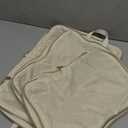 Expandable Double-Sided Compression Packing Cube3 Set Lightweight Double Deck Organizer Bag Carry on Luggage Backpack Suitcases Women Travel Accessories for Separate Clean and Dirty Clothes (Beige)