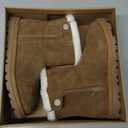 Womens Snow Boots with Warm Faux Fur Lining Water Repellent Outdoor Comfortable Winter Boots for Women (8.5, Chestnut)